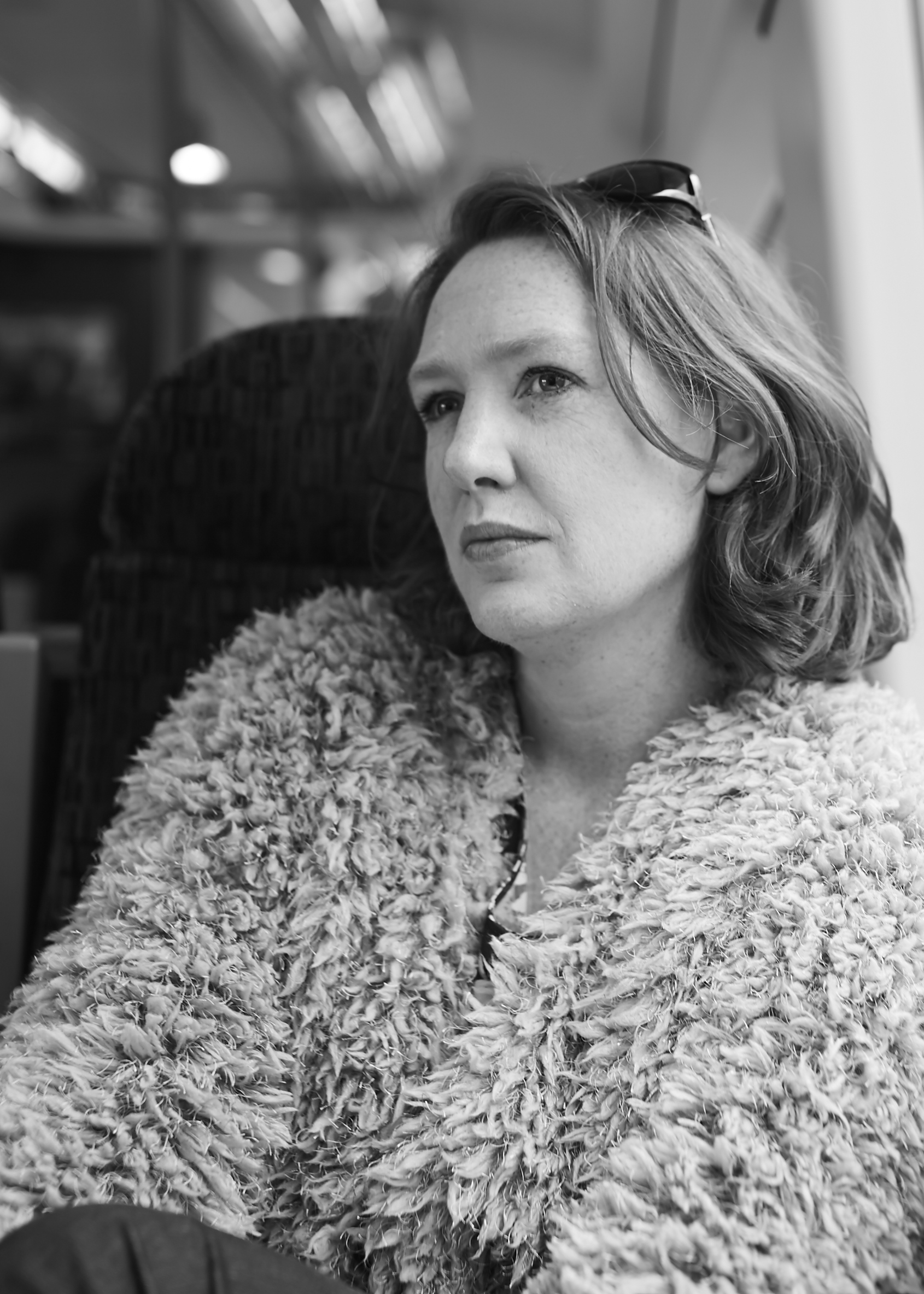Meisje in de trein